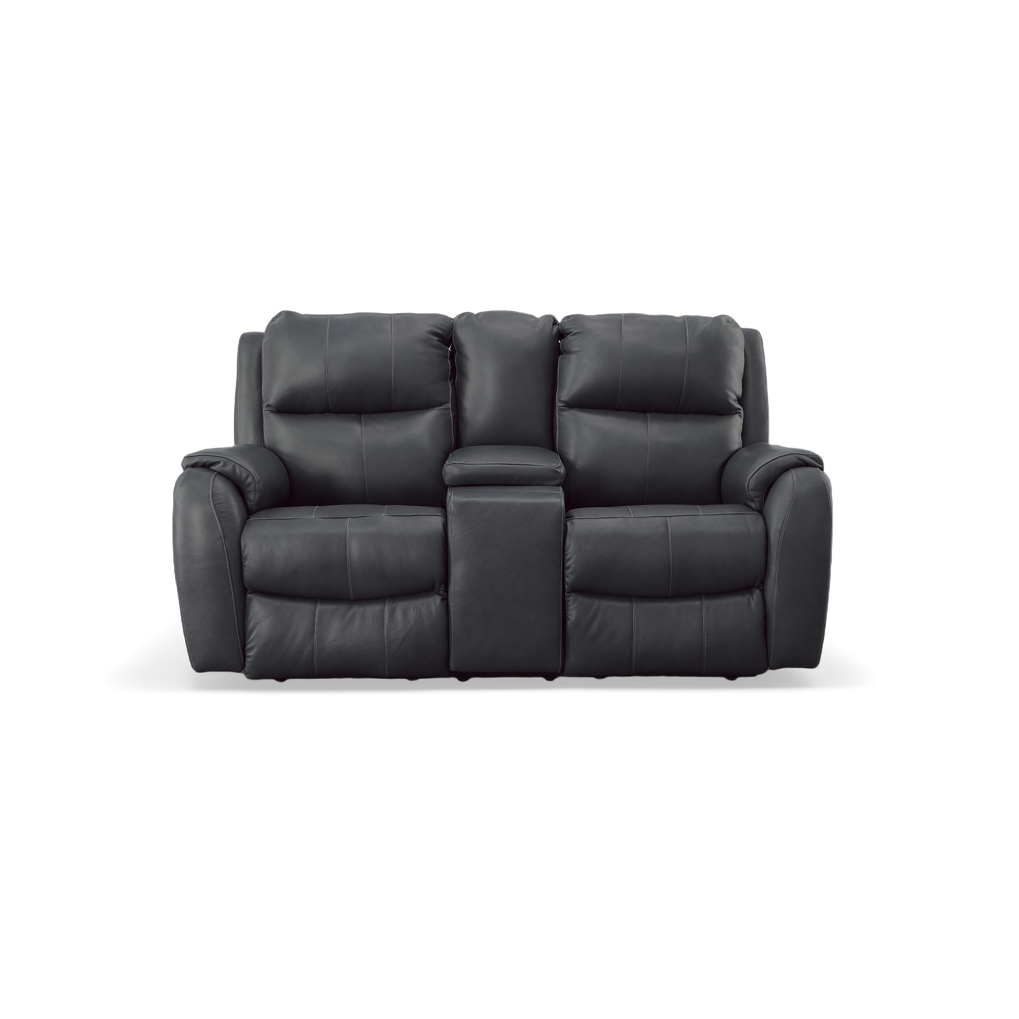 Southern Motion Leather Power Reclining Console Loveseat 332-78P